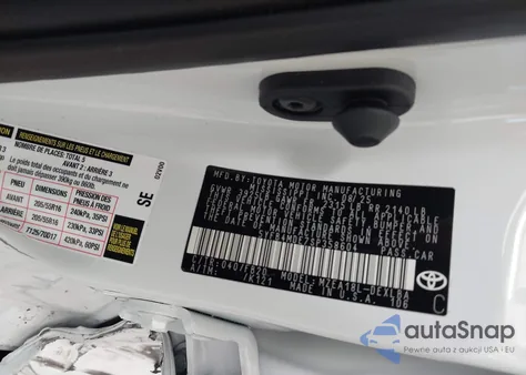 2025 Toyota Corolla Le z USA, uszkodzony, nr VIN 5YFB4MDE7SP358604